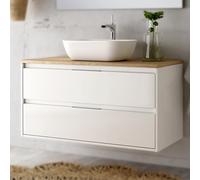 THE BATH POINT Mueble de Baño Sin Lavabo Siri Top, Blanco Brillo, Ancho de 60 cm