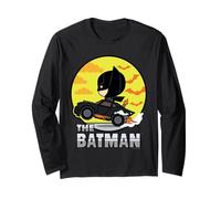The Batman Batmobile Wheelie Chibi Manga Larga