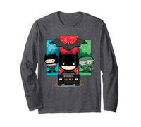 The Batman Catwoman Riddler Panels Chibi Manga Larga