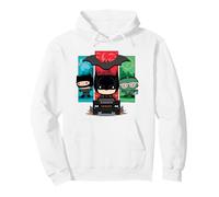 The Batman Catwoman Riddler Panels Chibi Sudadera con Capucha