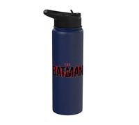 The Batman Logo with Red Bat Stainless Steel Insulated Water Bottle