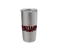 The Batman Logo with Red Bat Vaso térmico de acero inoxidable de doble pared