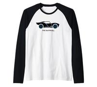 The Batman The Batmobile Drawing Camiseta Manga Raglan