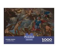 The Battle Between The Gods and The Giants Puzzle De Madera Impermeable DIY Puzzles De 1000 Piezas para Adultos Desafiante Y Estimulante Rompecabezas para Juegos Desafiantes