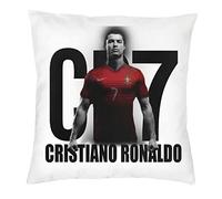 The Beach Stop Sports Hero Ronaldo - Funda de cojín, idea de regalo para hombres, mujeres, niños y niñas, 45 x 45 cm, 18 x 18 pulgadas, CR7