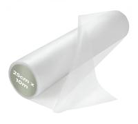 The Bead Shop Lámina transparente soluble en agua de 25 micras, rollo de 25 cm x 10 m, versátil para bordado a máquina y costura a mano