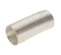 The Beadsmith Alambre de memoria chapado - 0.75 pulgadas de diámetro - 48 bobinas cada una - Color plateado - Acero inoxidable - Crea anillos redondos de varias hebras y joyas de bricolaje