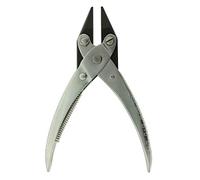 The Beadsmith Alicates paralelos de punta de cadena con resorte, 5.5 pulgadas (140 mm), agarre plano para hacer joyas, alambre y reparación