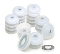 The Beadsmith Bob-EEZ Cord Management - Bobinas de hilo sin enredos con pesos de 24 gramos - 1-7/8 bolsa de 25 piezas - Organizacin de almacenam