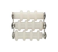 The Beadsmith Enderezadora de alambre - Elementos de alambre - 1.75 x 1.5 pulgadas con tres rodillos de nailon de 1.2 pulgadas - Endereza el alambre, elimina curvas, torceduras y prepárate para