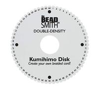 The Beadsmith KD664 Kumihimo Disk 6"-Round, Espuma UVA, Redondo, 6 pulgadas