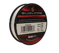 The Beadsmith S-Lon Fire - Hilo trenzado y fusionado para cuentas - 8 lb (prueba), 0,007/0,17 mm de di metro, carrete de 50 yardas (45,7 m), colo