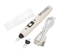 The Beadsmith ThreadZap - Quemador recargable para manualidades, exterminador de hilos para acabar proyectos de tejido y encordado de cuentas, se calienta al instante, temperatura máxima de 600.0 °C