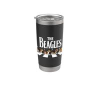 The Beagles, Beagle Dog Funny for Beagle Lovers Graphic Vaso térmico de acero inoxidable de doble pared