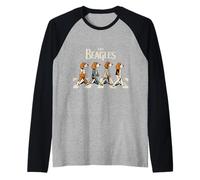 The Beagles Cover Funny Cute Vintage Beagle Dog Lover Camiseta Manga Raglan
