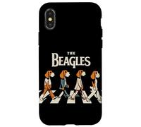 The Beagles Cover Funny Cute Vintage Beagle Dog Lover Carcasa para iPhone X/XS