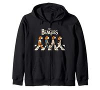 The Beagles Cover Funny Cute Vintage Beagle Dog Lover Sudadera con Capucha