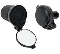 THE BEAM Adult Unisex Corky Urban Universal Mirror for Bicycles and E-Bikes, Mountain Bikes or Scooters, Black, Mirror Diameter 35 mm