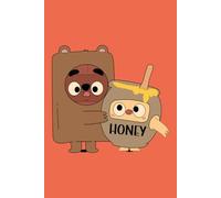 The Bear And The Honey Choco And Pancake Sweet Cute Romantic Best Couple Lover: Adventure Lover, Book Couple Gift, Affection Love, Sweet Love Journal ... Gift Blank Lined Notebook (6x9, 120 Pages)