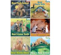 The Bear Books Series 6-Book Collection Set - Heartwarming Picture Books for Toddlers Ages 2-4 - Bear Feels Scared, Bear Feels Sick, Bear's Loose Tooth, Bear Snores On, Bear Wants More, Bear's New