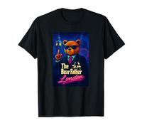 The Bear Father London Illustration Novelty Graphic Designs Camiseta