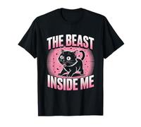 The Beast Inside Me Funny Angry Cat Meme Camiseta