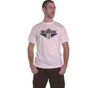 The Beastie Boys Camiseta Blanco y Negro Banda Logo Oficial Hombres Blanco, blanco, XL