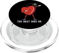 The Beat Goes On Marcapasos Cardíaco Artificial Cirugía PopSockets PopGrip para MagSafe