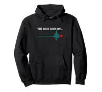 The Beat Goes Recuperación de sobreviviente de Ataque cardíaco Paro cardíaco Sudadera con Capucha