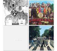The Beatles: 12", 33 rpm LP Vinyl Record Collection - 4 Classic Albums (Revolver / Sgt. Peppers / White Album - 50th Anniversary Edition / Abbey Road)