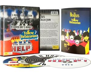 The Beatles - 3 Movie Collection - Yellow Submarine / HELP! / A Hard Day's Night - DVD Set