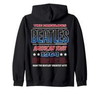 The Beatles - American Tour 1964 Grandes éxitos Sudadera con Capucha