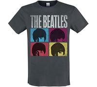 APPAREL BEATLES HARD DAYS NIGHT AMPLIFIED VINTAGE CHARCOAL XX LARGE T ACC NUEVO