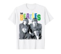The Beatles - Capas de Color Retro Pop Design Camiseta