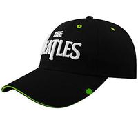 The Beatles Drop T - Gorra de béisbol (tamaño Ajustable), Negro, Talla única