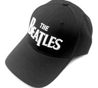The Beatles Drop T Logo - Baseball Cap Gorra Negro