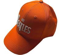 The Beatles - Gorra Logotipo Drop T para Adultos Unisex (Talla Única) (Naranja)