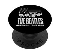 The Beatles - Grupo de la Gira Estadounidense de los Beatles 1969 con Bandera PopSockets PopGrip Adhesivo
