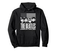The Beatles - Grupo de la Gira Estadounidense de los Beatles 1969 con Bandera Sudadera con Capucha
