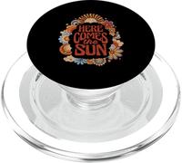 The Beatles - Here Comes The Sun - Flores Retro Vintage PopSockets PopGrip para MagSafe