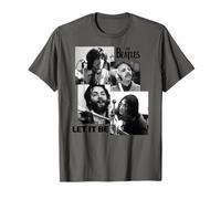 The Beatles Let It Be Tiles Rock Pop Band Camiseta