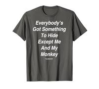 The Beatles Me and My Monkey Official 60s Rock and Roll Band Camiseta
