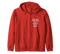 The Beatles Me and My Monkey Official 60s Rock and Roll Band Sudadera con Capucha