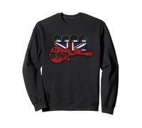 The Beatles Official Rock Pop Band Guitar Flag Music Men WOM Sudadera