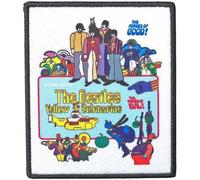 The Beatles Patch Yellow Submarine Movie Póster Embroidered Iron On 8.5X7cm Size One Size
