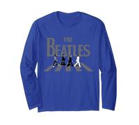 The Beatles - Portada del álbum en Escala de Grises de Abbey Road Manga Larga, Unisex para Adultos, Azul Real, XXL