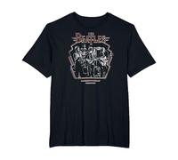 The Beatles - Revolución EN Vivo! Camiseta, Hombre Tallas Grandes, Negro, 4X Alto