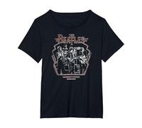 The Beatles - Revolución EN Vivo! Camiseta, Mujer Tallas Grandes, Negro, 4XL Grande