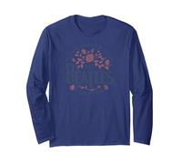 The Beatles - Strawberry Fields Forever Design Manga Larga, Unisex para Adultos, Azul Marino, XL
