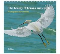 The beauty of herons and egrets (Wall Calendar 2026 12" x 24" / 30 x 60 cm (open)) CALVENDO 12 Month Wall Calendar